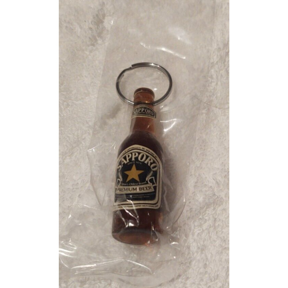 Sapporo Premium Beer Bottle Keychain & Opener Dad's Birthday, Father's Day Gift - Picture 5 of 5